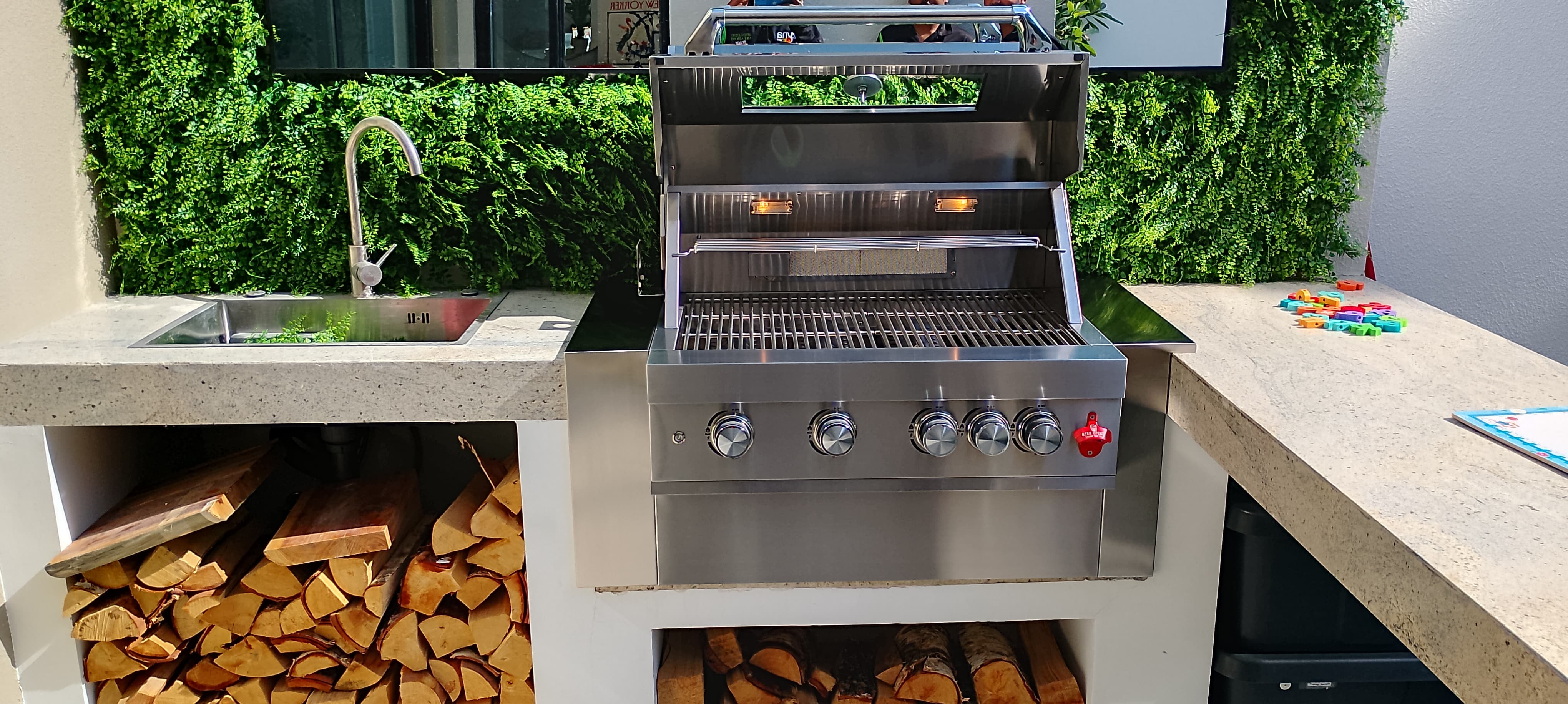 Barbeque Grill Kitchen UAE Villa Setup